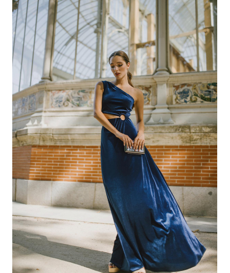 Navy Blue Ball Gown Beaded Royal Blue Evening Gown Sheer Sweetheart Neck  Sequined Backless Prom Gowns Court Train Satin Formal Dress From  Weddingteam, $198.19 | DHgate.Com