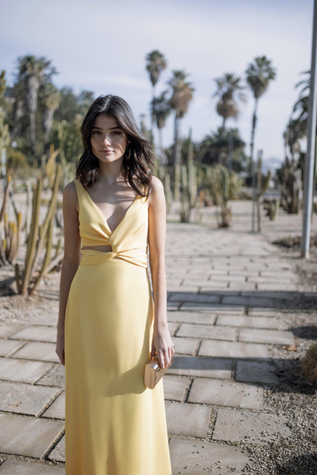 VESTIDO BERTA AMARILLO